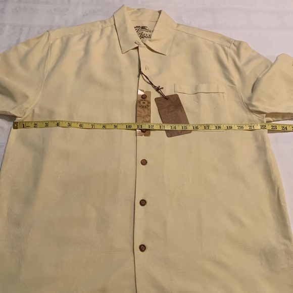 NEW Jamaica Jaxx 100% Silk Men Tropical Button Down Short Sleeve Shirt - Picture 12 of 16